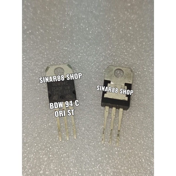 TRANSISTOR BDW94C BDW 94C ต้นฉบับ ST TO220