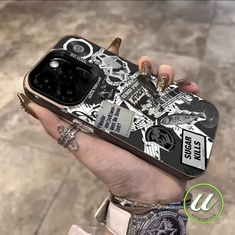 กีตาร์กีตาร์ย้อนยุคหนุ่มกราฟิติเย็นเคส Samsung A15 A55 A11 A54 A03s A12 A13 A34 A05 A30s A14 A03 A05s A24 A53 A02s A30