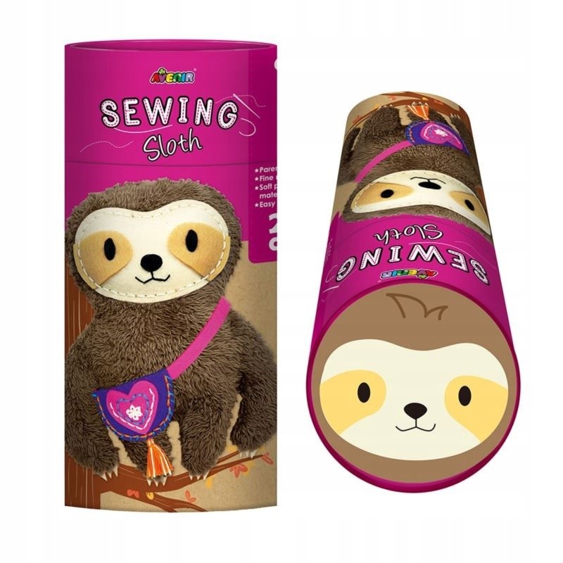 ชุดเย็บปักหมีสล็อธ DIY AVENIR Sewing