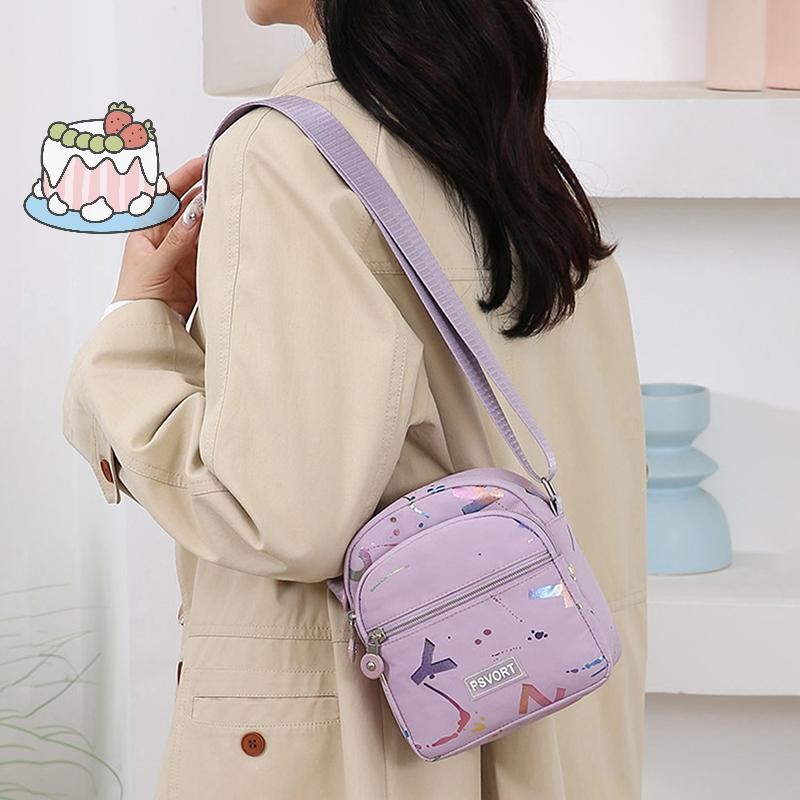 [Sep] Messenger Bag Causal Women Shoulder Bag Multi Layer Oxford Waterproof Phone Bag Female Crossbody Bags Mother Bag Shoudler Bag.