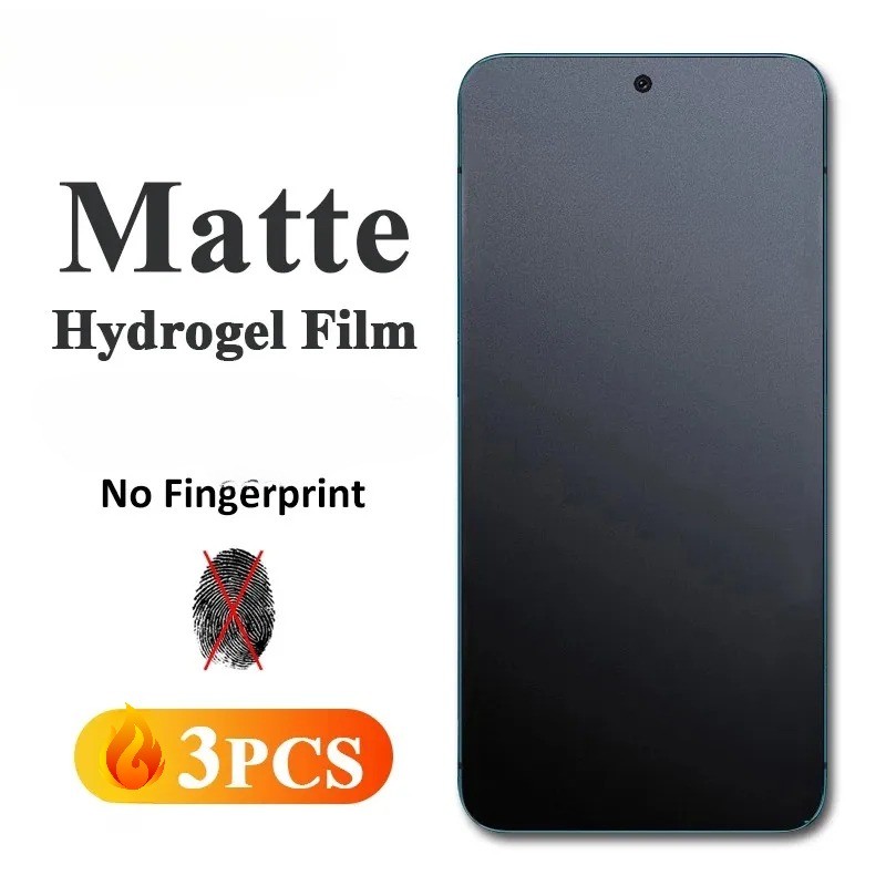 ‌3pcs Frosted Hydrogel ป้องกันหน้าจอสําหรับ HTC Wildfire Desire X E3 E2 E U24 U23 20 19s lite star p