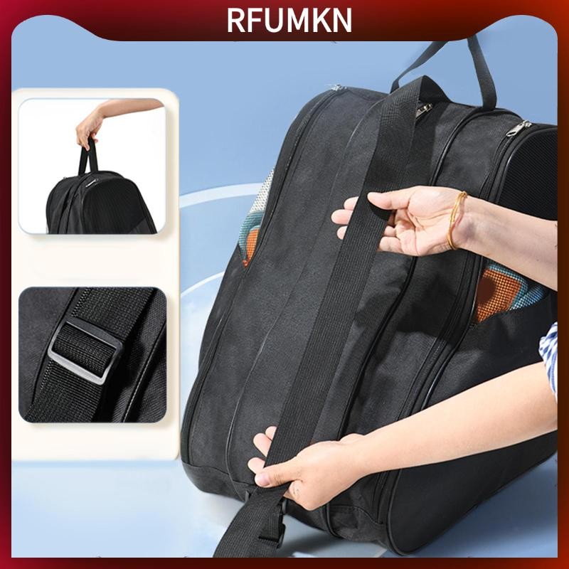 [rfumkn] Roller Skate Bag Girls Boys Ice Skate Bag สําหรับอินไลน์สเก็ต Ice Hockey Skate