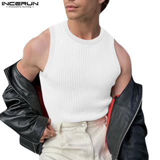 ไม่แน่นอน เสื้อกล้ามลายทางลายทางลายทางลายทางลําลองสําหรับผู้…