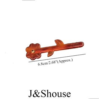 Kf973 ใหม่สาวเกาหลีหวานดอกไม้ rhinestone อะซิเตทเรียบกิ๊บจระเข้คลิปอุปกรณ์เสริมผู้หญิง