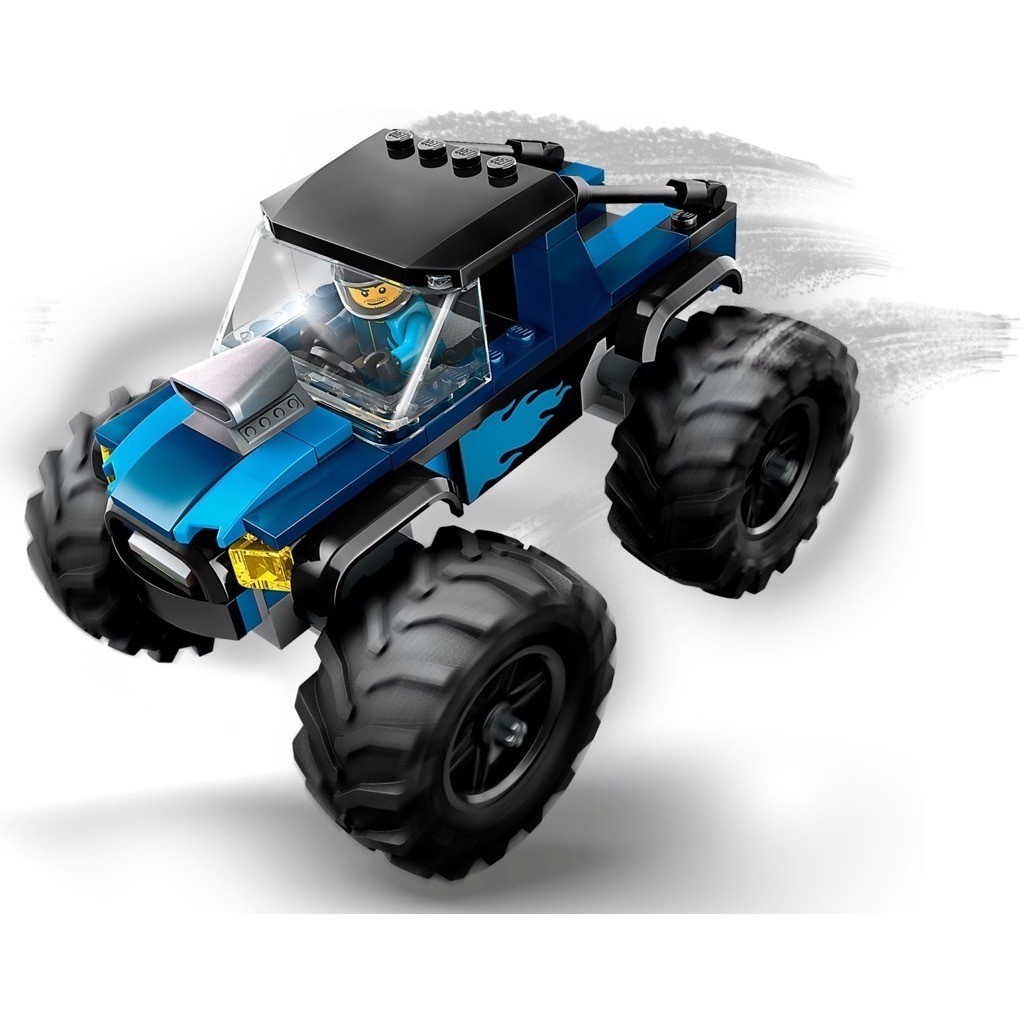 (ส่งด่วนภายในวันได้) LEGO City 60402 Blue Monster Truck Off-Road
