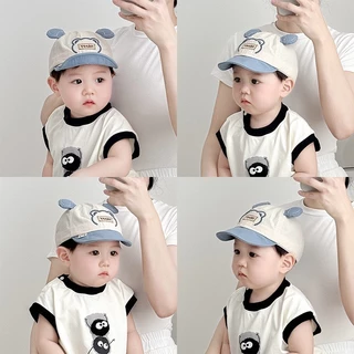 หมวกเด็ก ไม่ถึง 1ขวบ หมวกแก๊ปลายหมี พร้อมส่งจากไทย