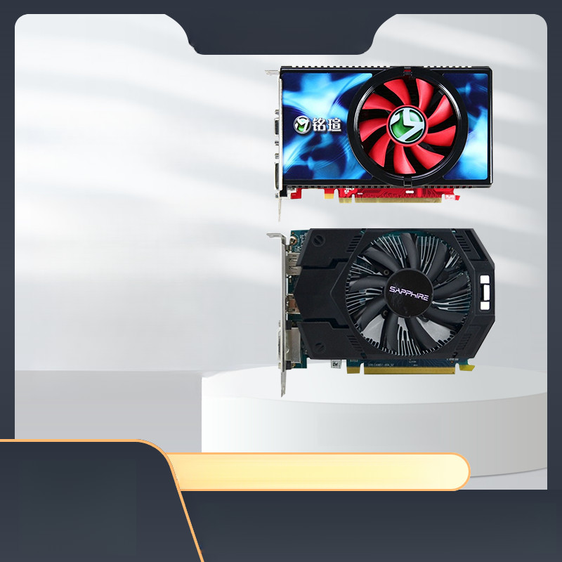 ราคาถูกคอมพิวเตอร์เดสก์ท็อป การ์ดกราฟิกอิสระ HD6450/6570/6770/7750/7850/7670/1G/2G