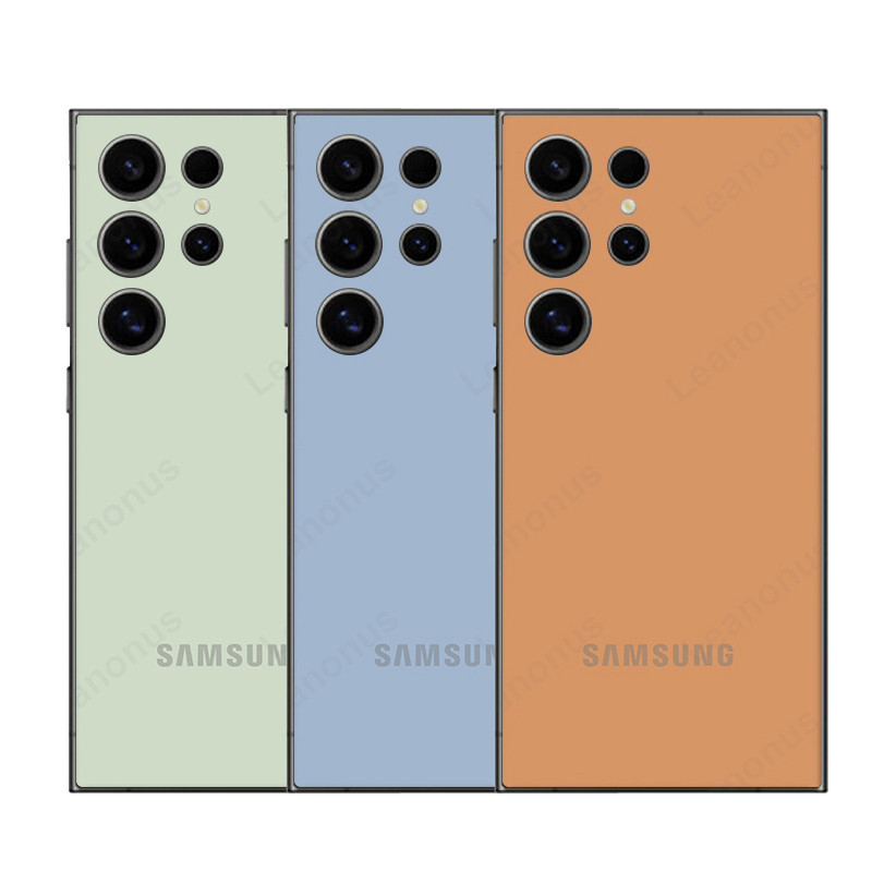 สติกเกอร์ฟิล์มไทเทเนียม เปลี่ยนสีได้ สําหรับ Samsung Galaxy S24 S23 S22 Ultra