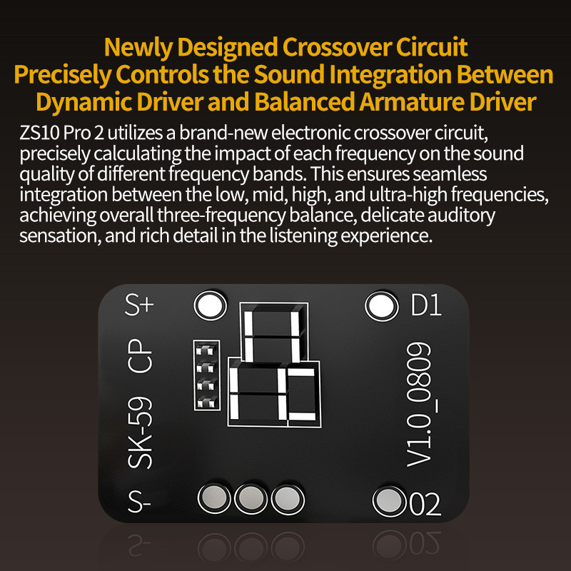 Kz ZS10 Pro 2 หูฟังแบบมีสาย 4 ระดับ สวิตช์จูน หูฟังโลหะ HIFI สเตอริโอ เบส เพลง กีฬา หูฟัง ชุดหูฟังมอนิเตอร์ในหู