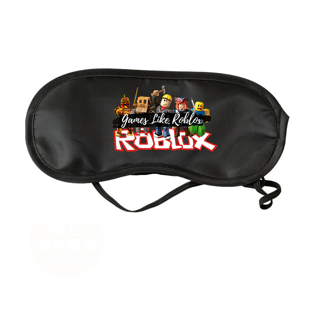หน้ากากปิดตานอนหลับ ลายการ์ตูนอนิเมะ Roblox น้ําหนักเบา เหมาะกับเป็นของขวัญ สําหรับสํานักงาน