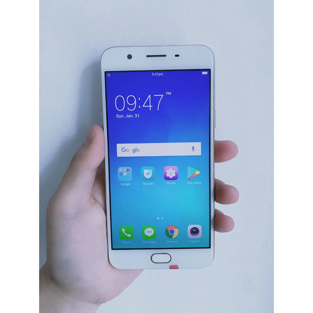 Oppo F1s 6GB +128GB สมาร ์ ทโฟนมือสองมือสองของแท ้ 100 % 90new