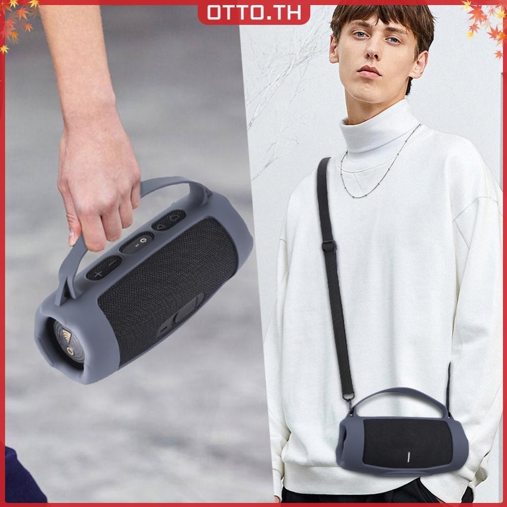 ✾ออตโต้✤【คุณภาพสูง】เคสซิลิโคนนิ่ม พร้อมสายคล้องไหล่ สําหรับลําโพง JBL Charge 5 Wi-Fi & JBL Charge 5
