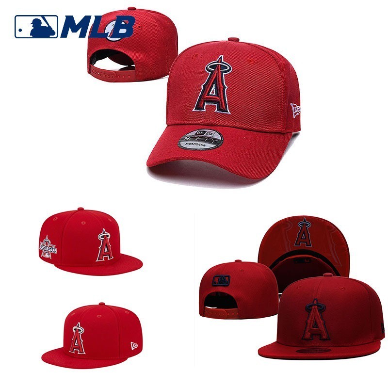 หมวกเบสบอล MLB Los Angeles Angels of Anaheim ปรับระดับได้ สไตล์ฮิปฮอป