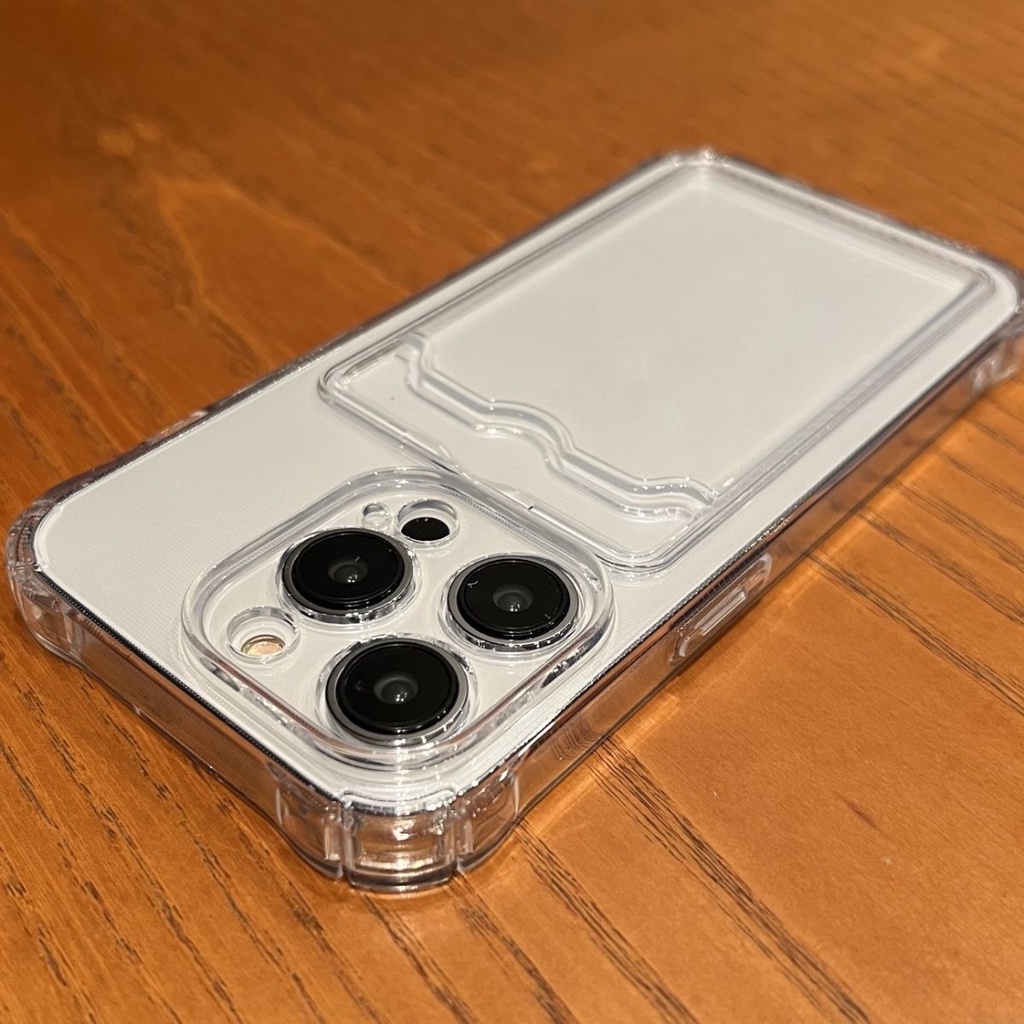 Softcase Slot Card Holder Polos สําหรับ OPPO A15 A17 A7 A5S A3s A5 A16 A36 A76 A57 A77 A77S A18 A38 