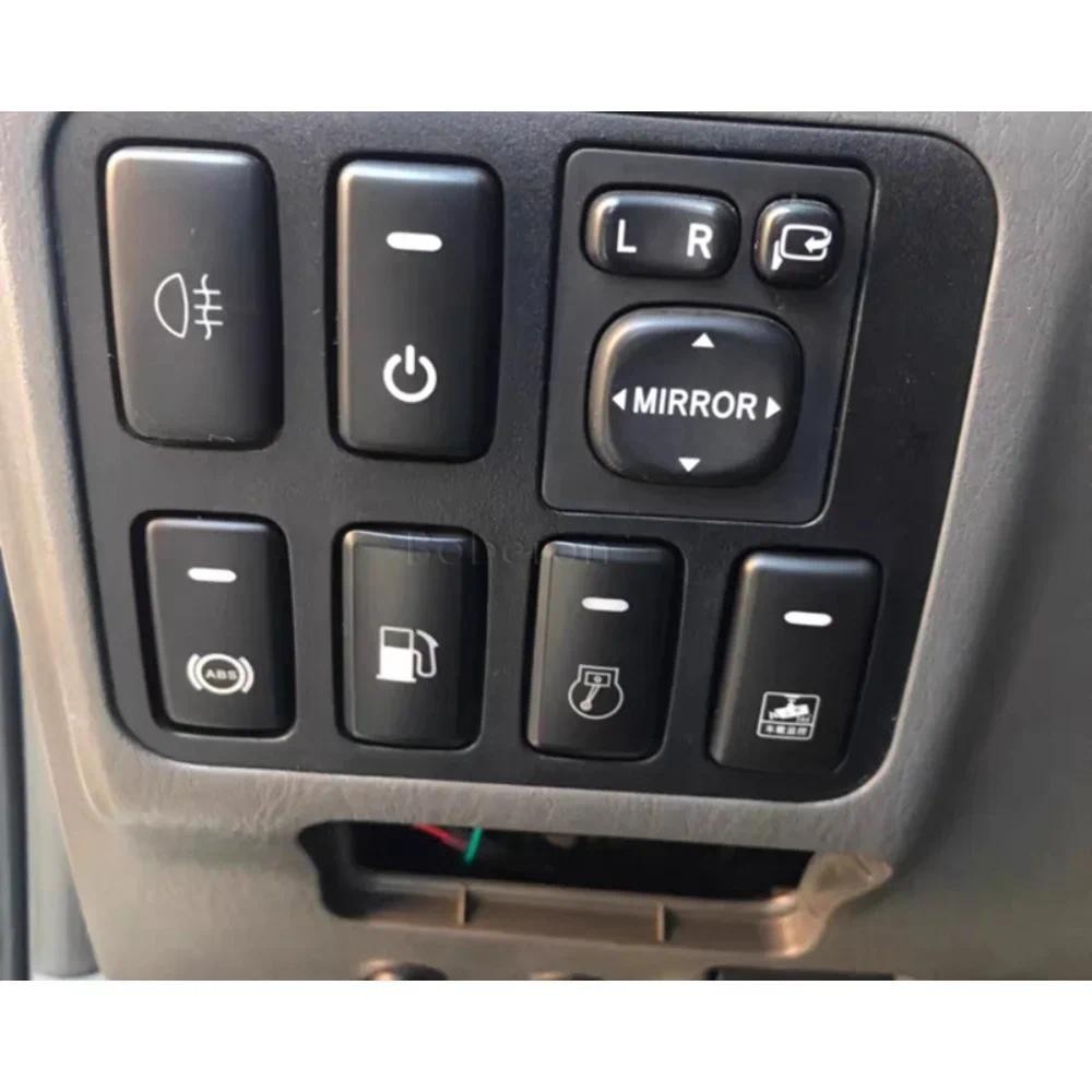 Xm-1 ชิ้น Led ไฟหน้าหมอกกระจกมองหลังความร้อนที่จอดรถเรดาร์สวิทช์ปุ่มกดสําหรับ Toyota FJ Land Cruiser Prado 120 LC100 - รูปที่ 4