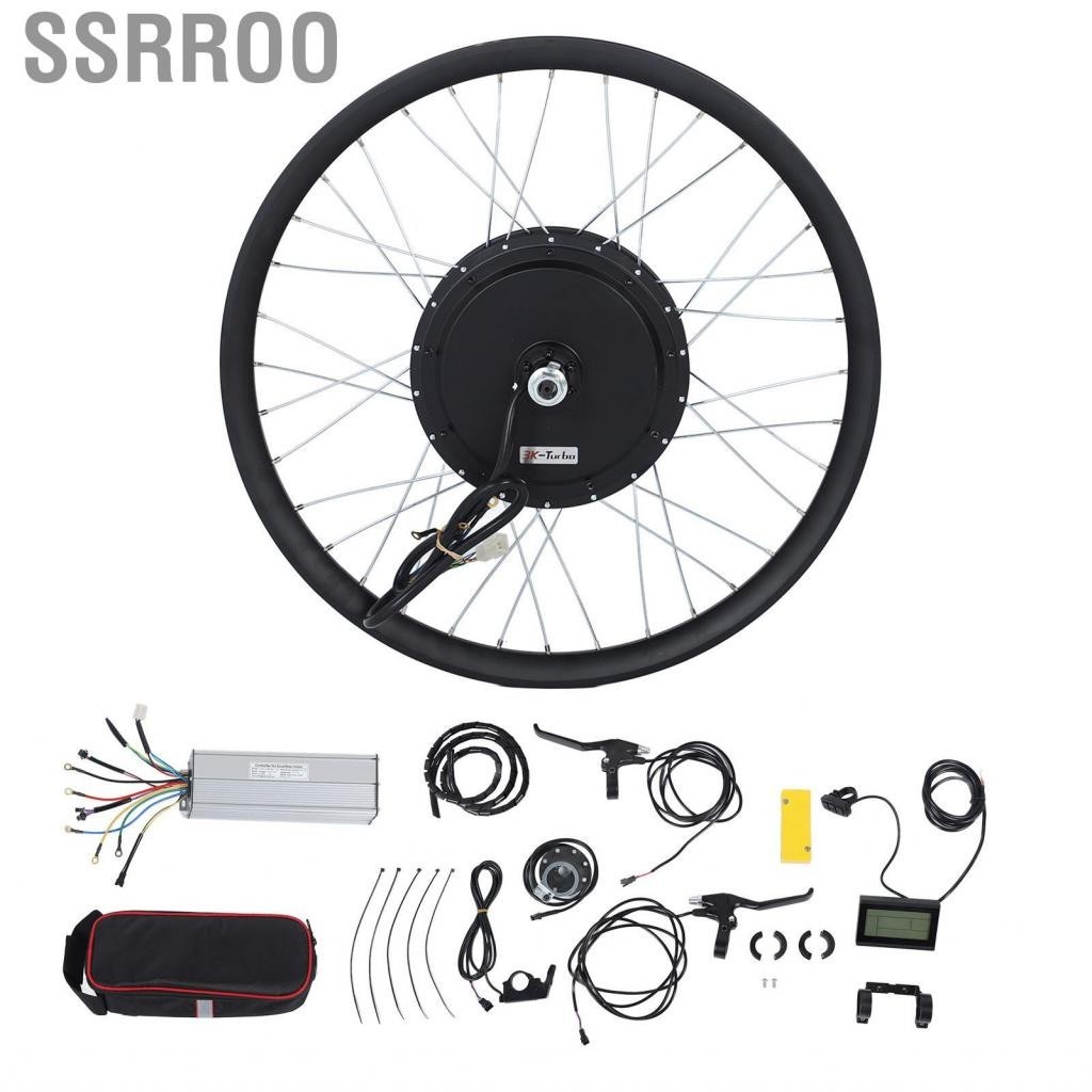 Ssrroo Electric  Hub Motor Kit Aluminum Alloy Noise IP65 Waterproof for Bike