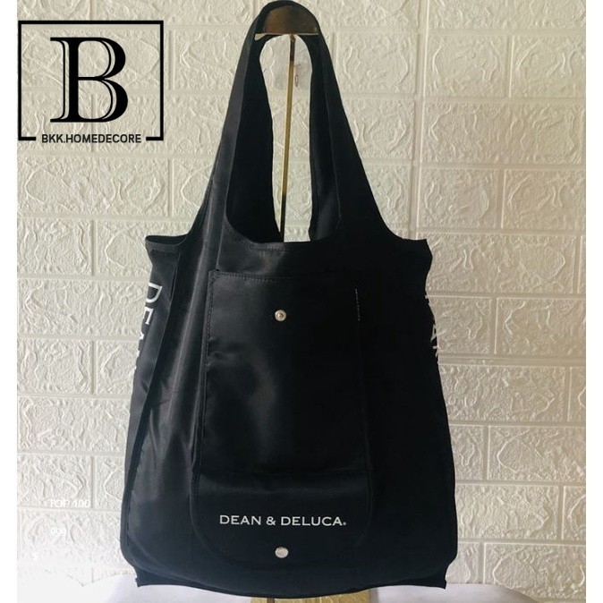 BKK.FASHION ถุง กระเป๋าผ้าญี่ปุ่น Dean & deluca พับเก็บได้ เป็นมิตรต่อสิ่งแวดล้อม Shopping bag save basic bkkhome
