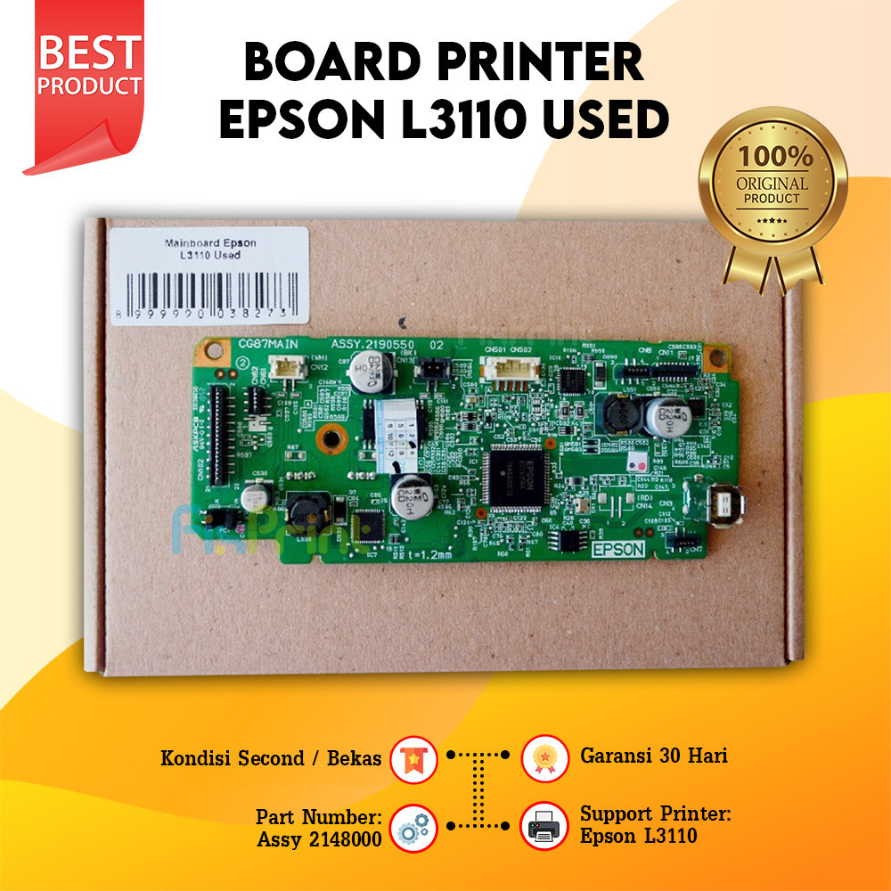 L3110 PN เครื่องพิมพ์เมนบอร์ด 2148000, บอร์ดมือสอง Epson L3110