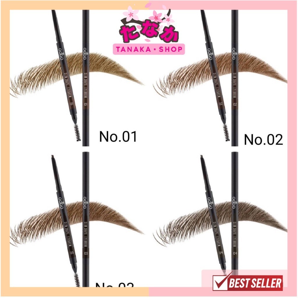 🔥แท้/ถูกที่สุด/ไลฟ์ทุกวัน🔥OD703 Slim Shape Eyebrow Auto Pencil 0.1g. โอดีบีโอ สลิม เชป อายบราว ออโต้ เพ็นซิล ดินสอเขีย