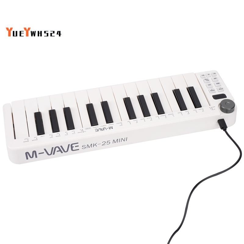 『yueywh524 』M-Vave 25-key Midi Keyboard Mini USB Midi Controller