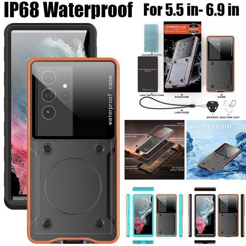 สําหรับ OPPO A38 A78 A58 A17 A96 Universal IP68 กันน้ํา 360° คลุมทั้งหมด A16 A16S A79 A77 A75 A74 A9