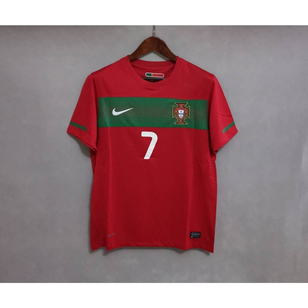 โปรตุเกส 2010 Home Retro เสื ้ อฟุตบอลฟุตบอลฟุตบอล #RONALDO