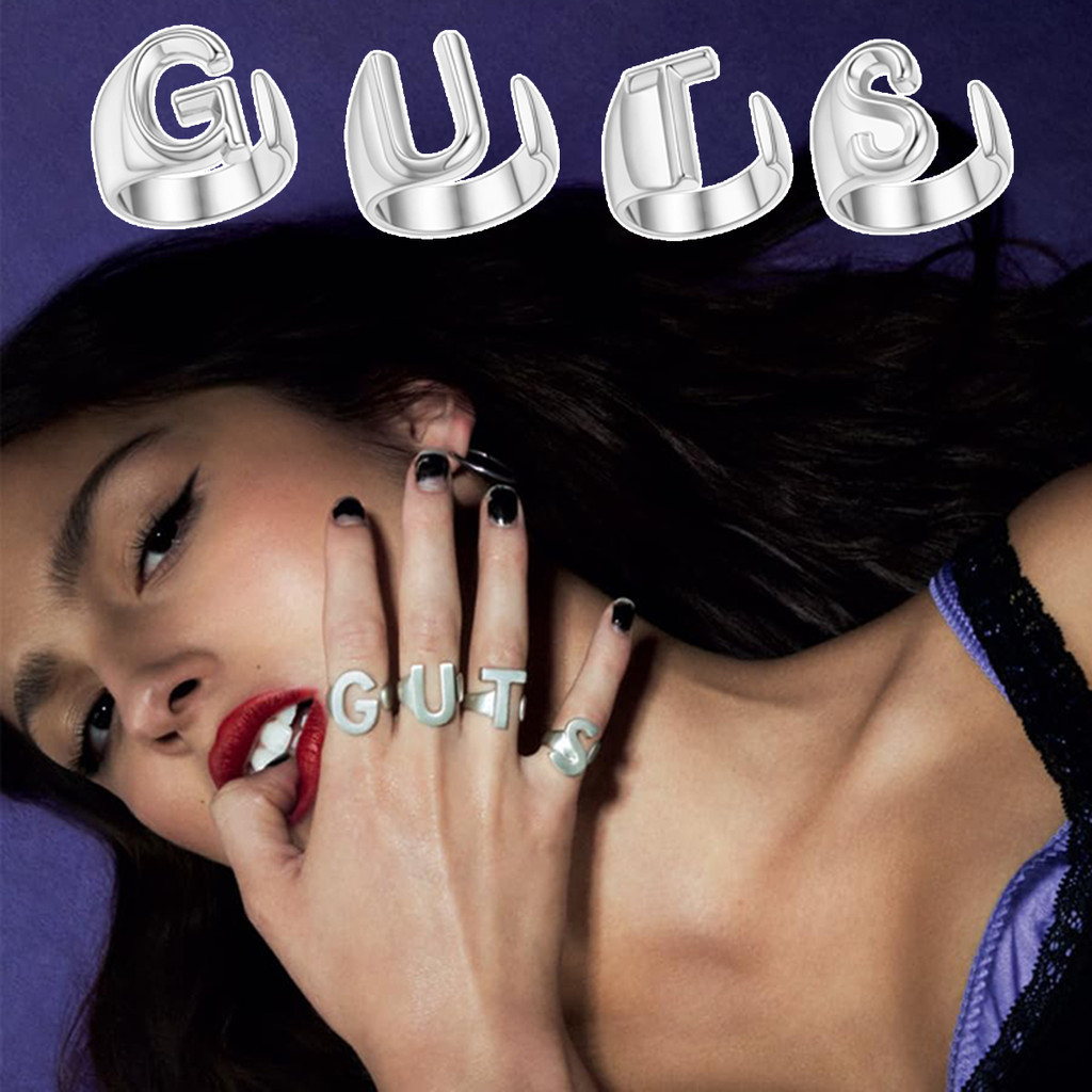 แหวน GTS - แหวนอัลบั ้ มแรงบันดาลใจ GUTS แหวนเงิน GUTS เครื ่ องประดับสําหรับผู ้ หญิง Girls, ชุดสินค ้ านักร ้ องแฟนของขวัญ TH