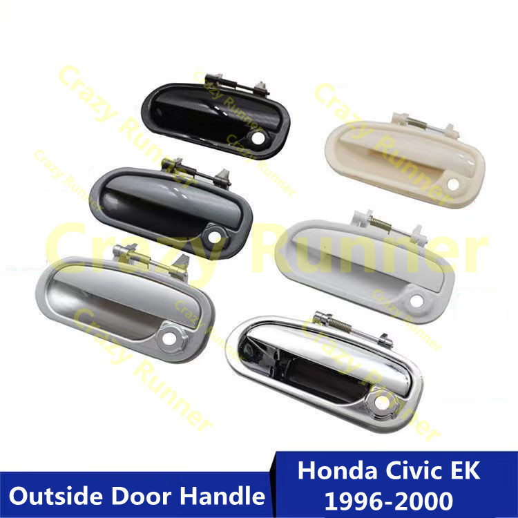 1pcs ภายนอกประตูมือจับประตูเปิดประตูสําหรับ Honda Civic EK 1996-2000
