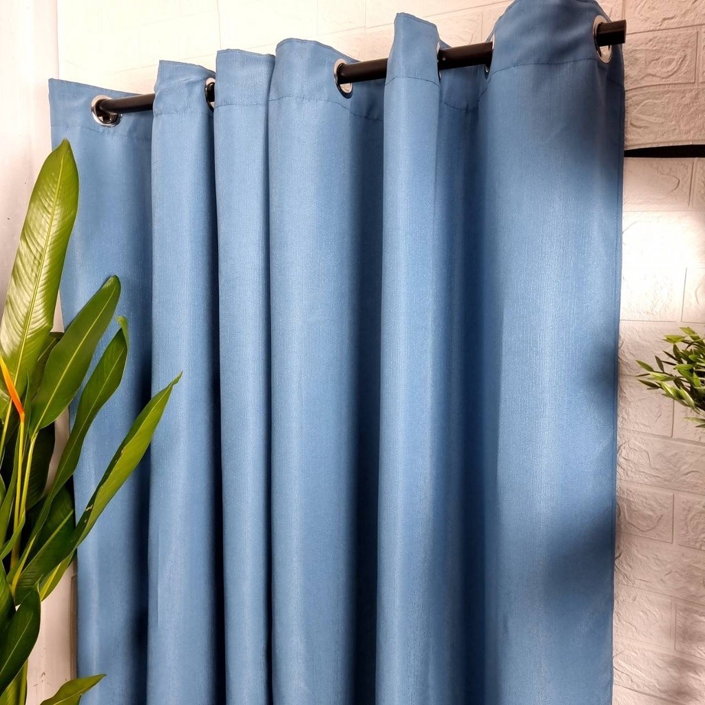 แนะนำ ผ้าม่าน ผ้าม่านกันแสงUVแบบตาไก่ ผ้าม่านสีพื้นสำเร็จรูป ปั๊มตาไก่สีสวยมีน้ำหนัก ผ้าทิ้งน้ำหนัก ราคาพิเศษ มีเก็บเงินปลายทาง