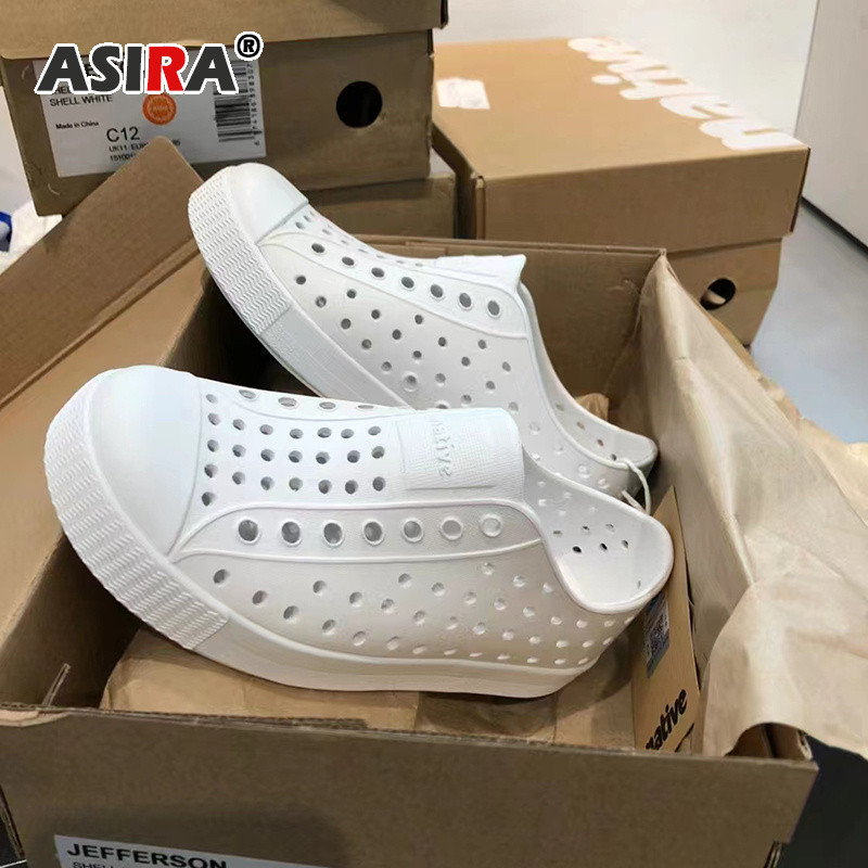 ASIRA (ได้รับ 2-3 วัน)  กันน้ํา ระบายอากาศ สําหรับผู้หญิง ขนาด 36-45 รองเท้ายางผู้​ชาย​ สลิป nt