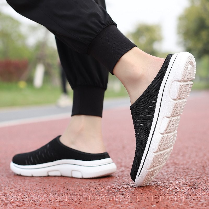 Size 35~48 รองเท้าผ้าใบเปิดส้นผู้ชาย