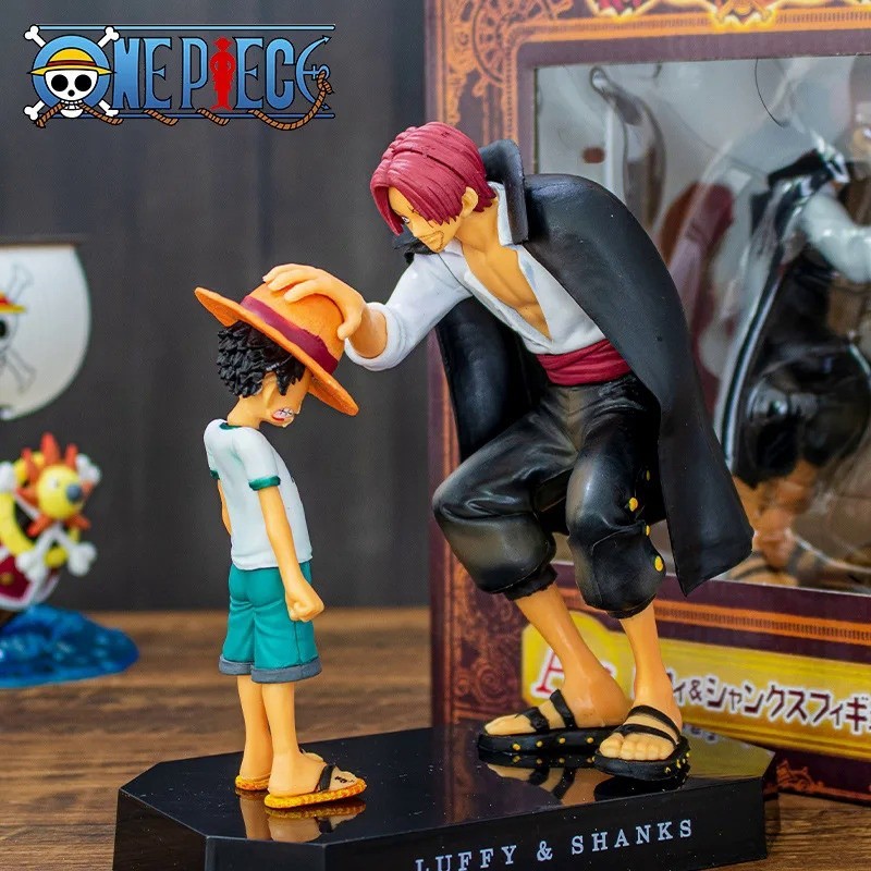 18 ซม.One Piece อะนิเมะรูปสี ่ จักรพรรดิ Shanks หมวกฟาง Luffy Action Figure One Piece Sabo Ace Sanji Roronoa Zoro ตุ ๊ กตา