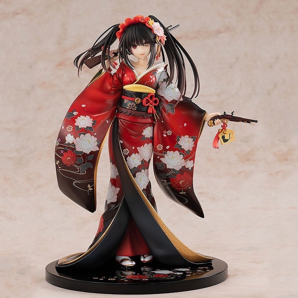 Kadokawa Dating Battle Tokisaki Kurumi Kimono ver.Figure Medieval Figure ต ้ องดูผลิตภัณฑ ์ ก ่ อนซื ้ อ
