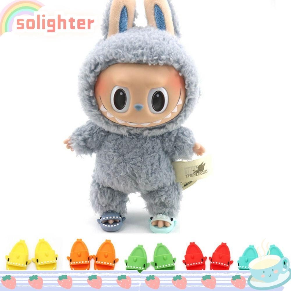 Solighter Board Shoes, Hand-made Doll Accessories Labubu Doll Shoes, PVC DIY Doll Shoes ของเล่นเด็ก