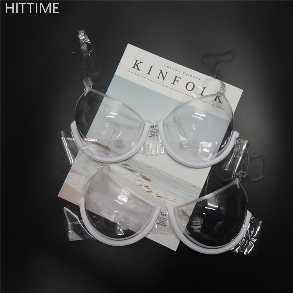 Hittime ผู้หญิง ชุดชั้นใน Push Up พลาสติกใส เซ็กซี่ ทิ้งได้ O5X1