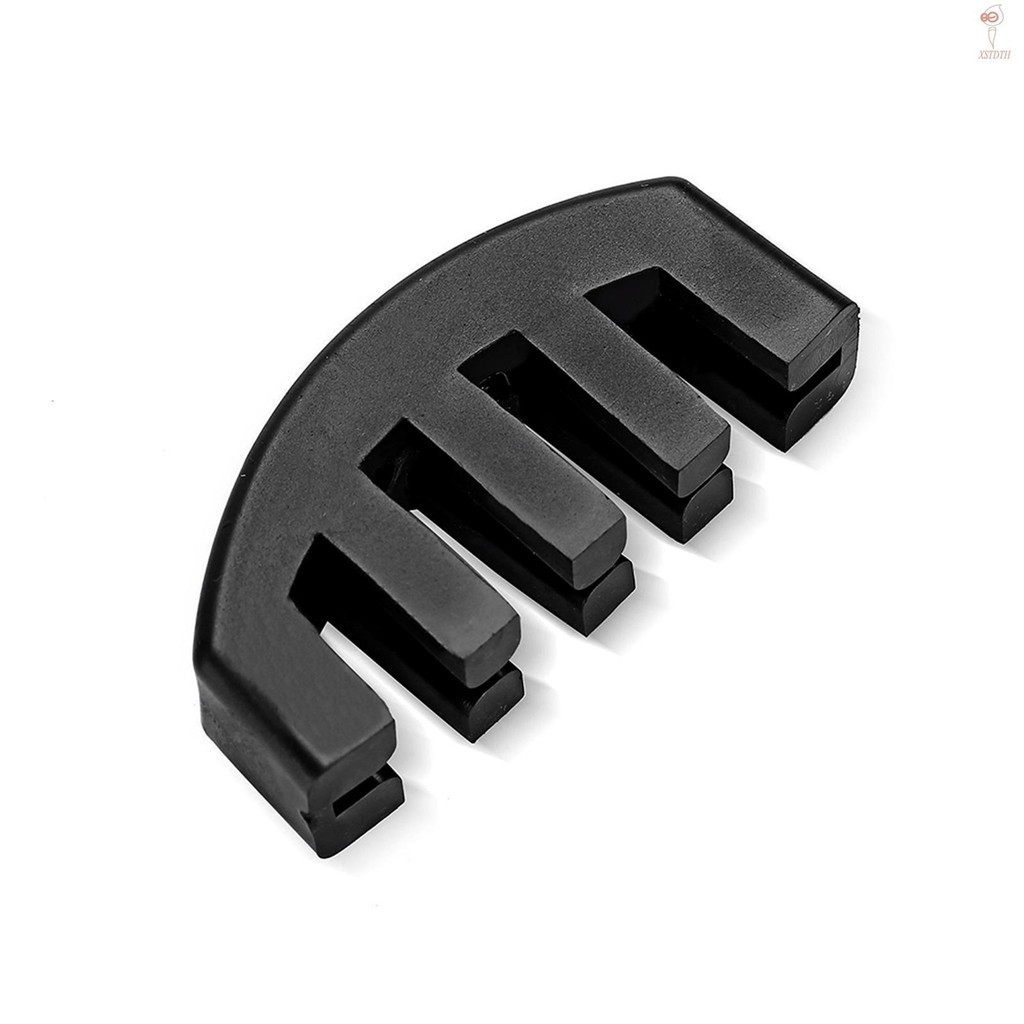 [XSTH ] Rubber 4/4 Violin Mute Practice Mute Fiddle Silencer พร ้ อม 5 Prongs