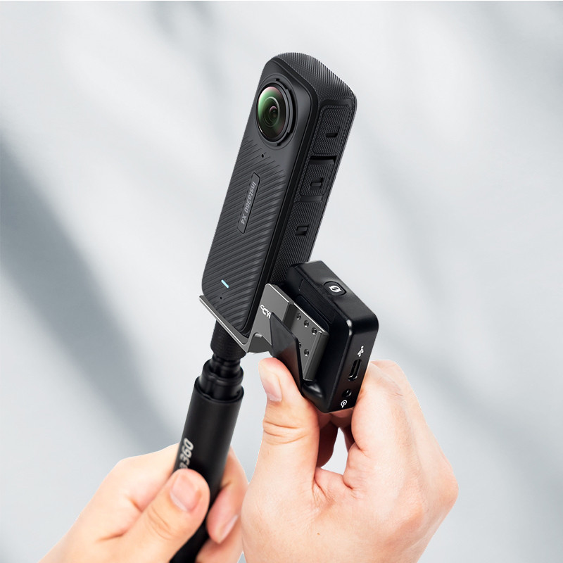 【NEW】Invisible Mic Cold Shoe for Insta360 X4 + Original Mic Adapter Camera Accessories For Insta 360 X4