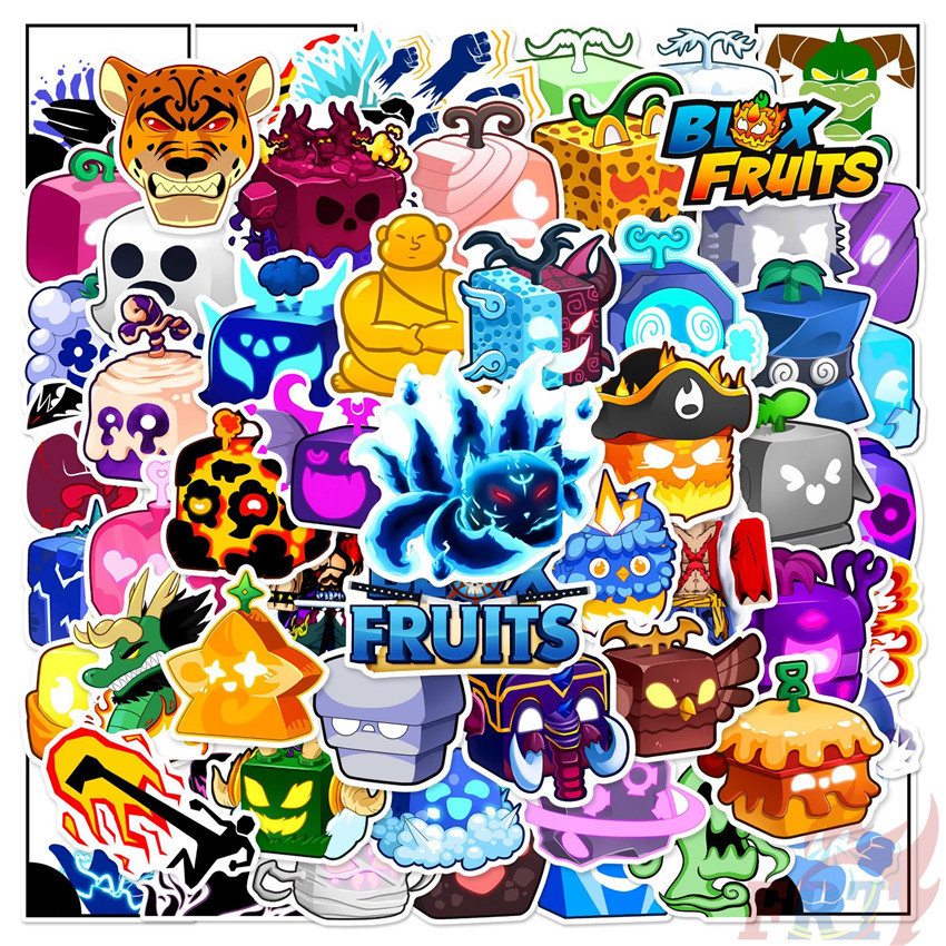 ❉ สติ๊กเกอร์ Blox Fruits Series 01 ❉ 50 ชิ้น/เซ็ต DIY แฟชั่นสติ๊กเกอร์ Doodle กันน้ํา