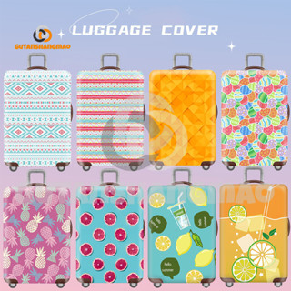 ผ้าคลุมกระเป๋าเดินทางลายผลไม้ ผ้าคลุมกระเป๋าเดินทางซักได้ ป้…