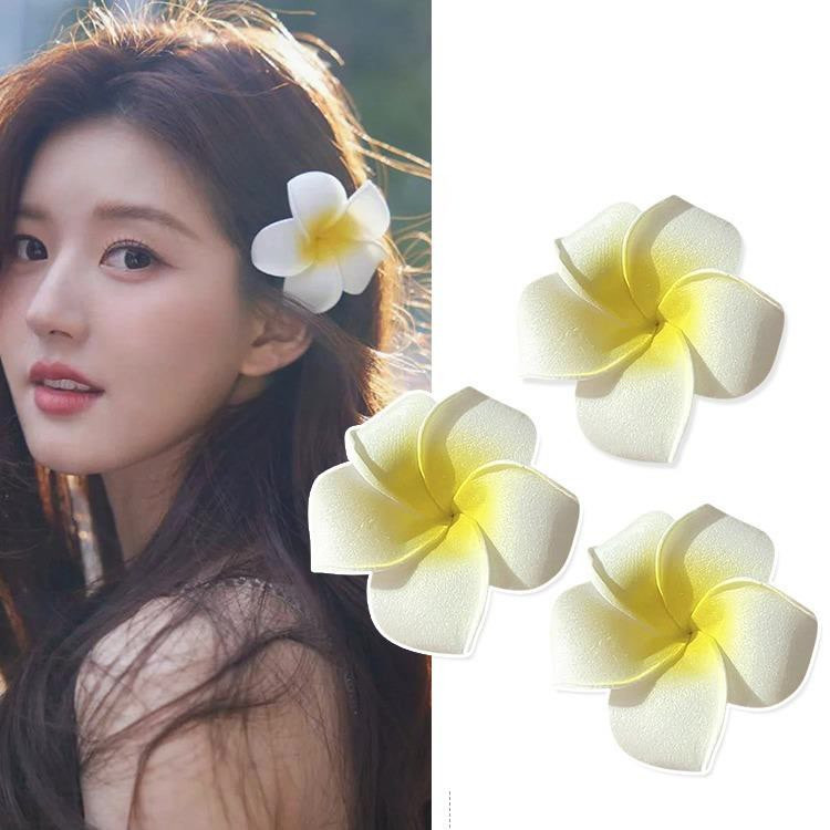 กิ๊บติดผมดอกไม้ กิ๊บลีลาวดี กิ๊บดอกไม้ปลอม ทำจากโฟมหนา ทนทาน flower hairpin