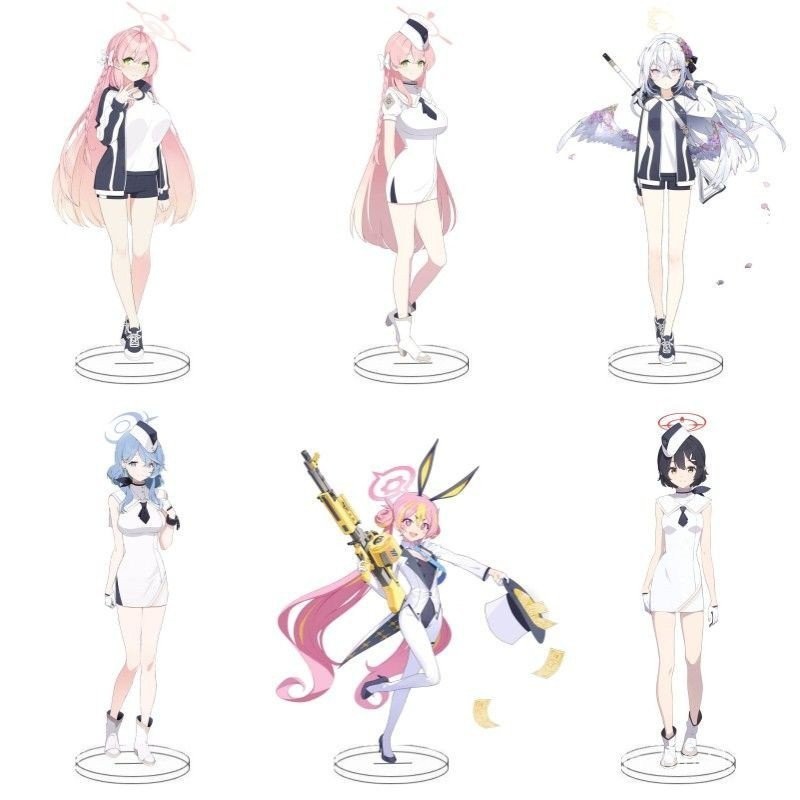 24 H SHIPBlue Archive อะนิเมะรอบอะคริลิค Interlayer Signage Kuromi Serika Takanaashi Hoshino Sunaōkami Shiroko Signage ส่งของขวัญให้เพื่อนร่วมชั้นและเพื่อน