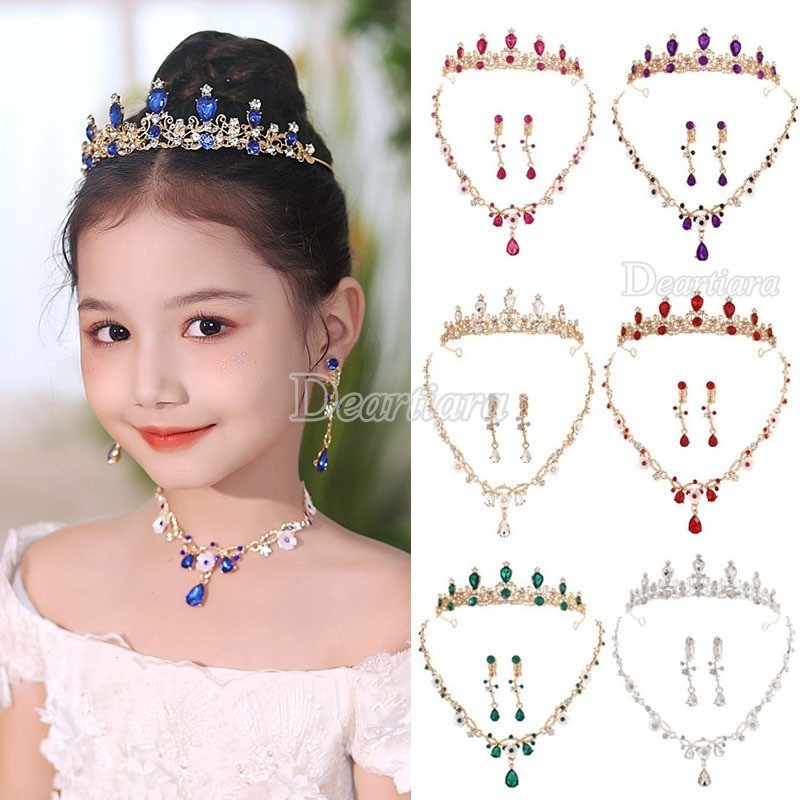 มงกุฎเจ ้ าสาว Retro ชุดแต ่ งงาน Headpiece หรูหราสีสันเพชร Hollow Design Crown