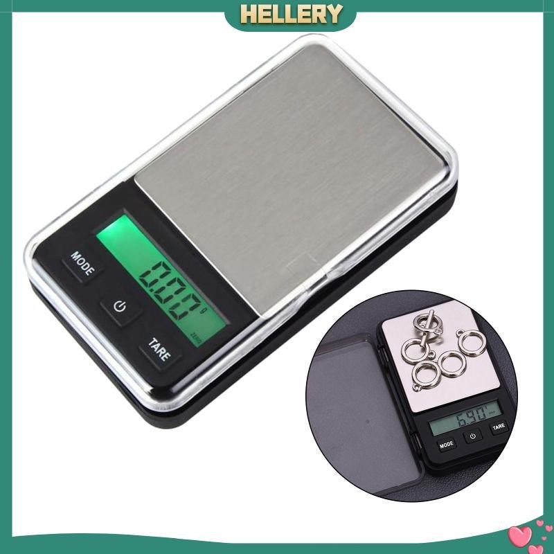 [HelleryTH ] Gram Food Scale Kitchen Portable Scale Scale Digital Weight Grams Accuracy 0.01g ถึง