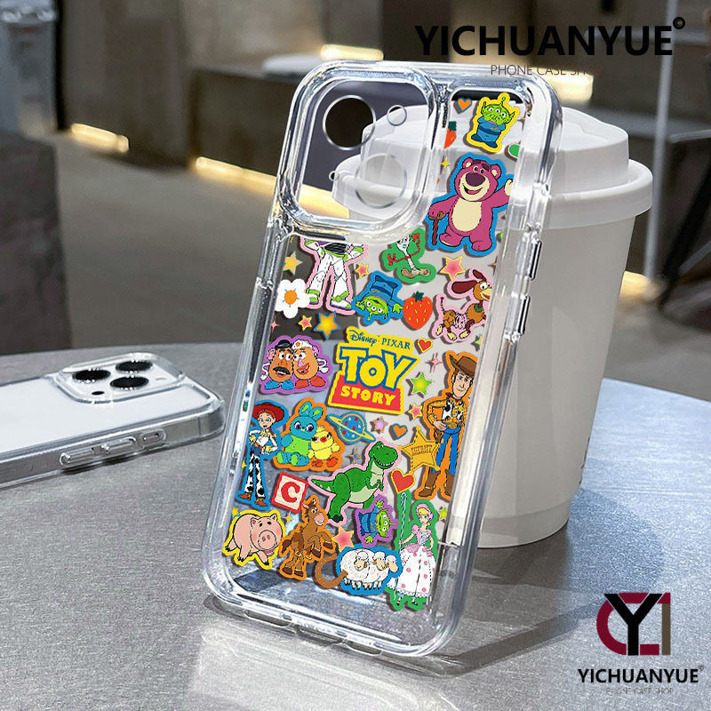YICHUANYUE - for เคส iphone 14 15 เคสไอโฟน11 เคสไอโฟน 13 pro max xs xr se2 การ์ตูน toy story เคส เคส
