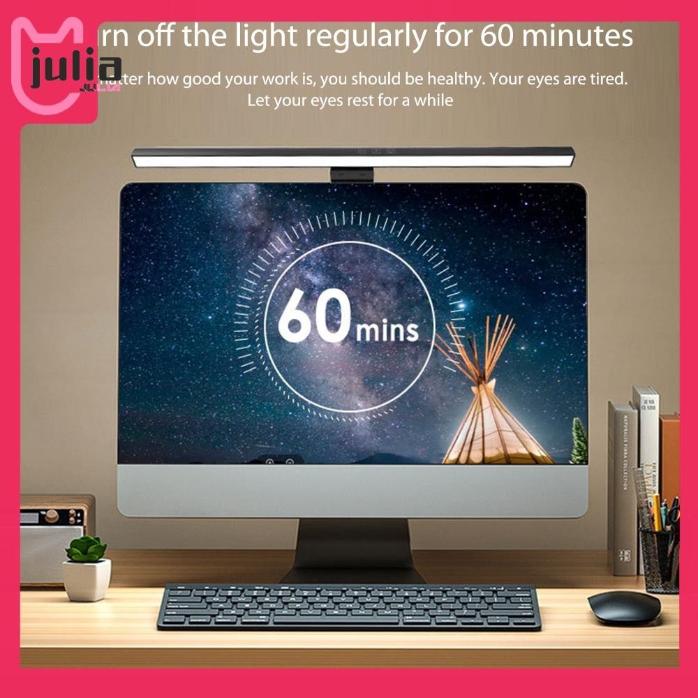 [ Julia1.th ] Dimming Computer Monitor Light Bar USB LED โคมไฟตั ้ งโต ๊ ะอ ่ านหนังสือสําหรับแล ็ ปท ็ อปศึกษา