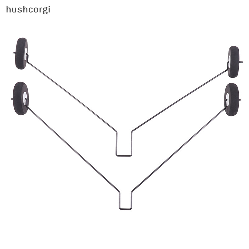 [hushcorgi ] 2 มม.ลวดเหล ็ ก Landing Gear RC เครื ่ องบิน Fixed Wing Glider รุ ่ นล ้ อสต ็ อกใหม ่