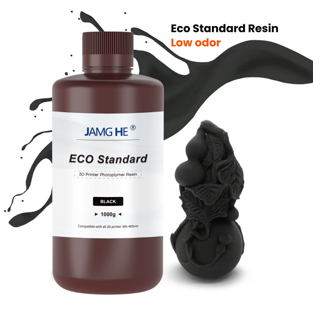 3D Printer : 3D Printing resin Eco Standard < Jamg He> 1 kg สำหรับ เครื่อง Anycubic , Creality, Elegoo by In2real3d