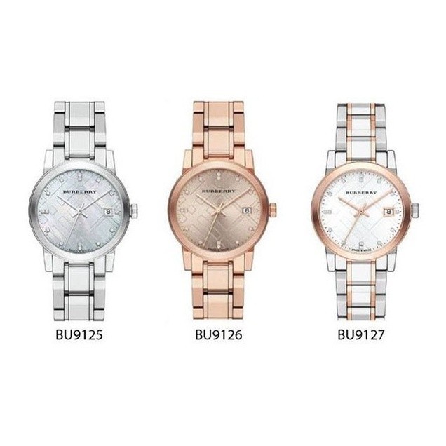 นาฬิกา Burberry นาฬิกาข้อมือผู้หญิง นาฬิกาผู้ชาย แบรนด์เนม Brandname Burberry Watch BU9125 BU9126 BU