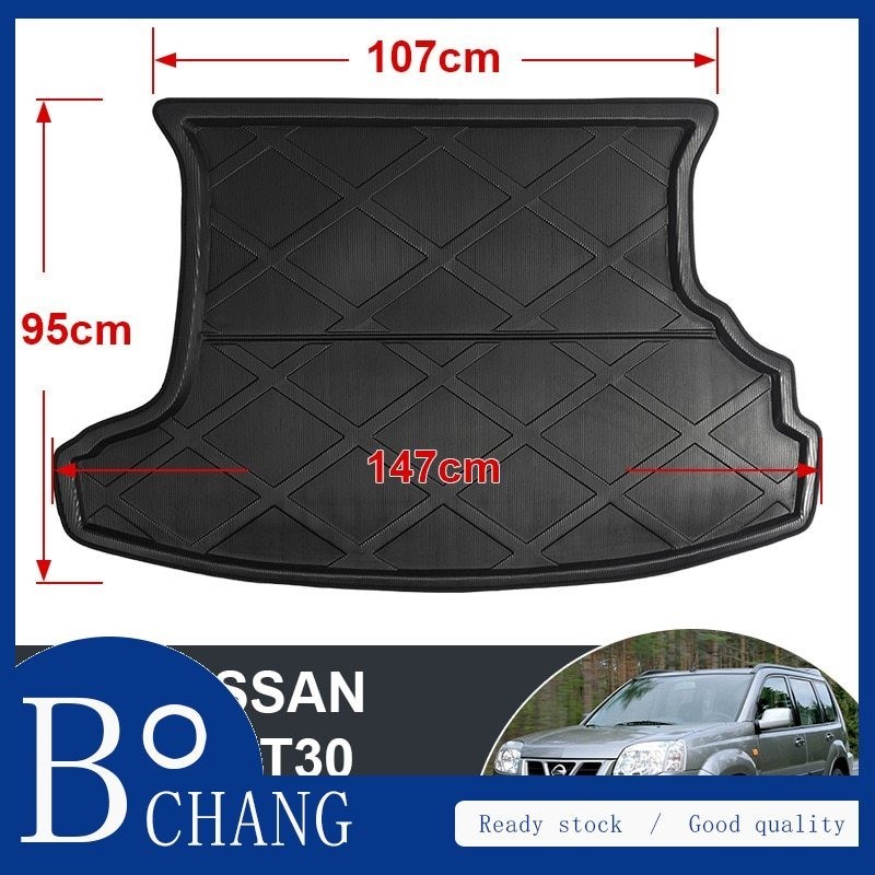 Fit สําหรับ NISSAN X-TRAIL T30 REAR TRUNK TRAY BOOT LINER CARGO FLOOR MAT XTRAIL 2001 2002 2003 2004 2005 2006 2007 อุปกรณ์เสริม