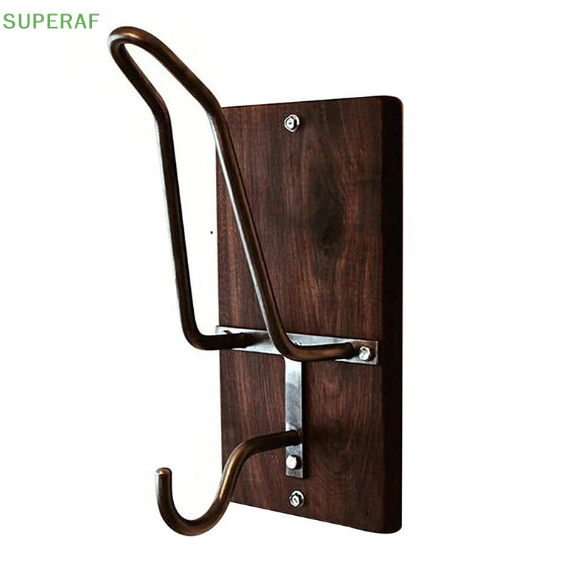 Superaf ที่วางเก็บของติดผนัง ชั้นวางหมวกกันน็อคมอเตอร์ไซค์ ตะขอแขวนผ้า ที่เก็บหมวกกันน็อค HOT